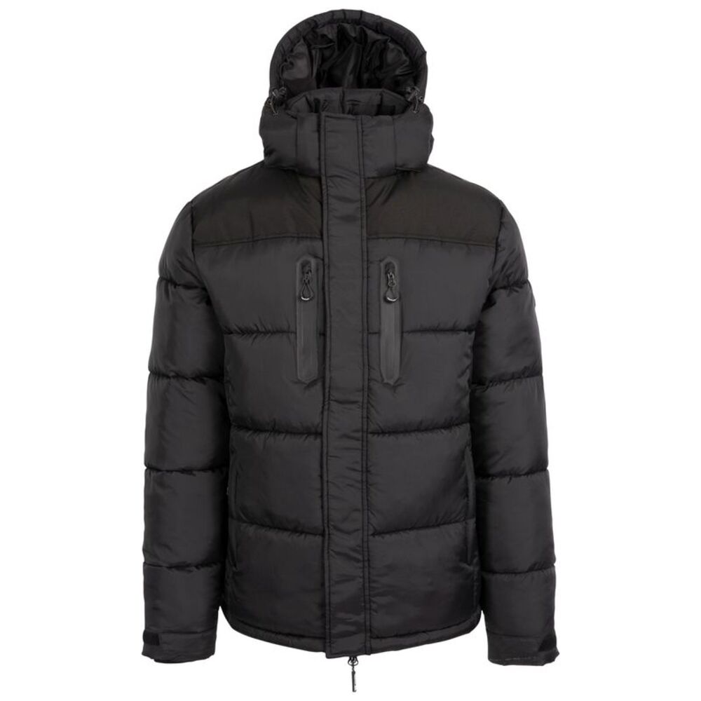 Trespass Mens Parkstone Quilted Jacket / Black